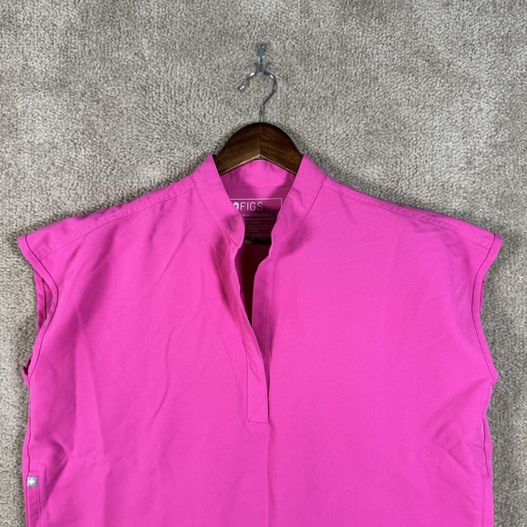 Figs Scrub Top Womens Small Pink Technical Collection Rafaela Oversized Medical - Picture 2 of 11